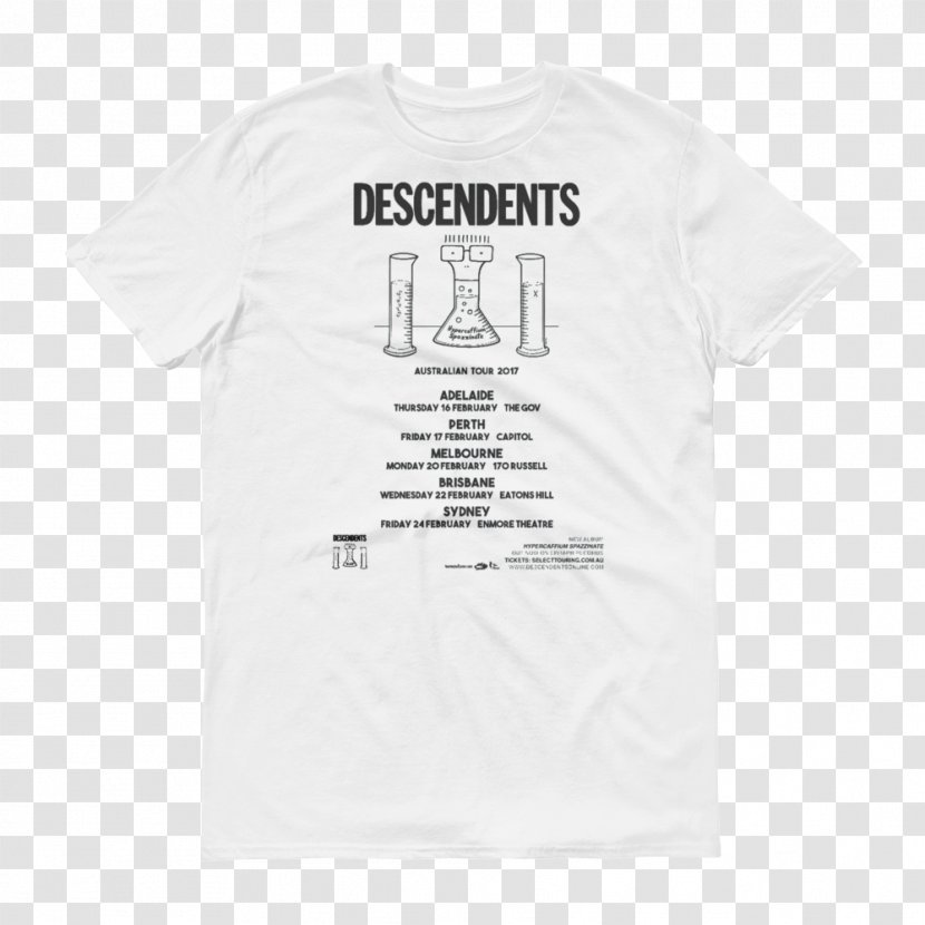 T-shirt Enjoy! Descendents Milo Goes To College Phonograph Record Transparent PNG