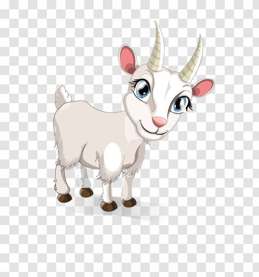 Goat Sheep Cartoon Illustration - Animation Transparent PNG