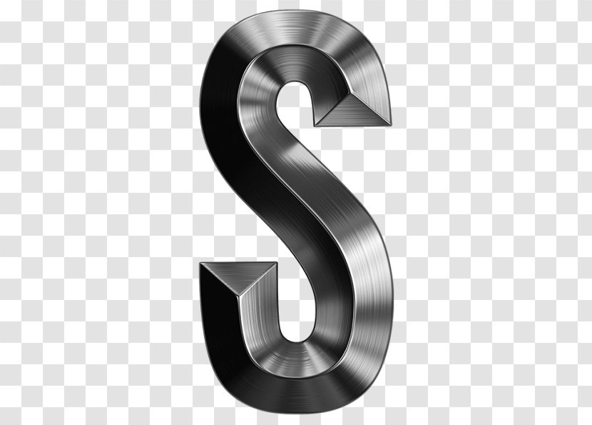 Typeface Typography Letter Font - Number - Silver Metal Design Transparent PNG