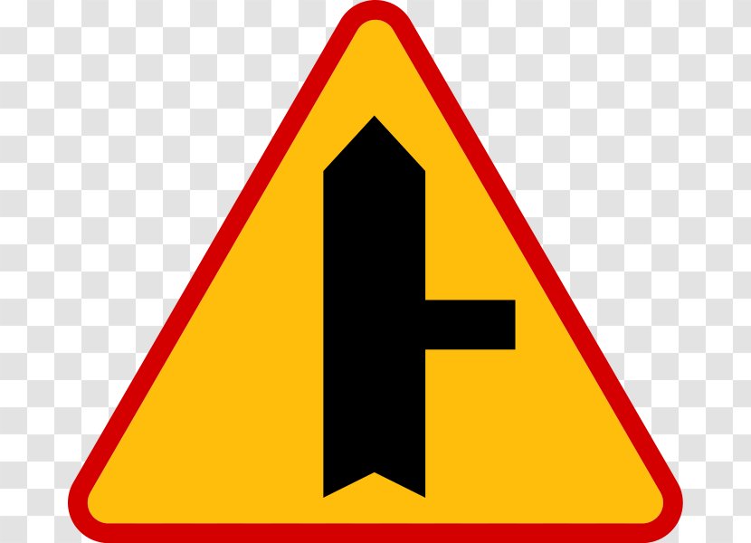 Traffic Sign Road Warning Symbol - Yellow Transparent PNG