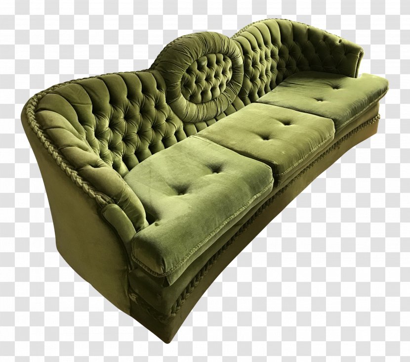 Couch Velvet Furniture Living Room - Design Transparent PNG