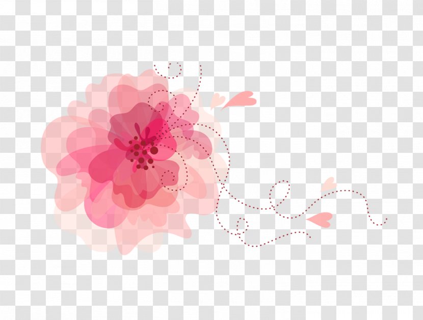 Flower Pattern - Frame - Dream Beautiful Figure Transparent PNG