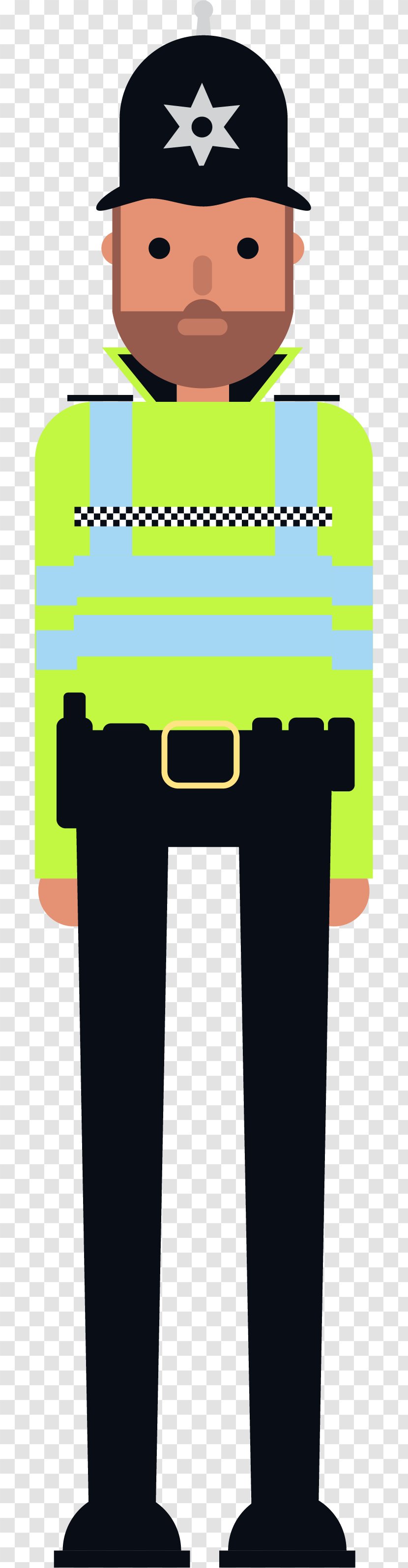 Cartoon Police Officer Drawing - Fictional Character Transparent PNG