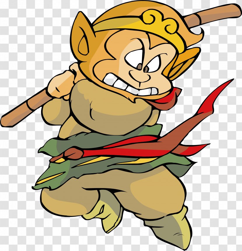 Sun Wukong Journey To The West Cartoon - Mammal Transparent PNG