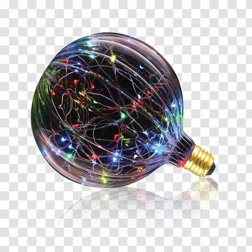 Incandescent Light Bulb Edison Screw LED Lamp Color Transparent PNG