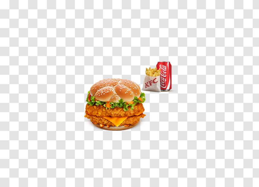 Cheeseburger Breakfast Sandwich Veggie Burger Fast Food Junk - Kfc Transparent PNG