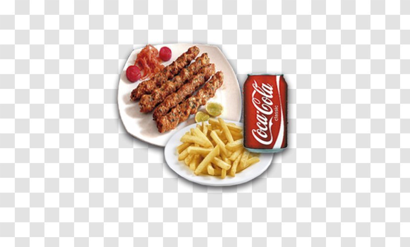 Kebab French Fries Fizzy Drinks Fast Food Junk - Kids Meal - Seekh Transparent PNG