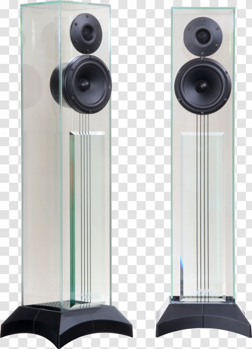 Waterfall Loudspeaker Acoustics High Fidelity Sound - Multimedia - Colonne Transparent PNG