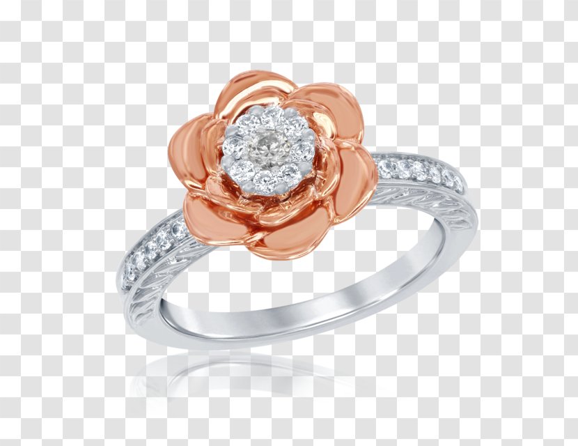 Belle Engagement Ring Wedding Jewellery - Silver Transparent PNG