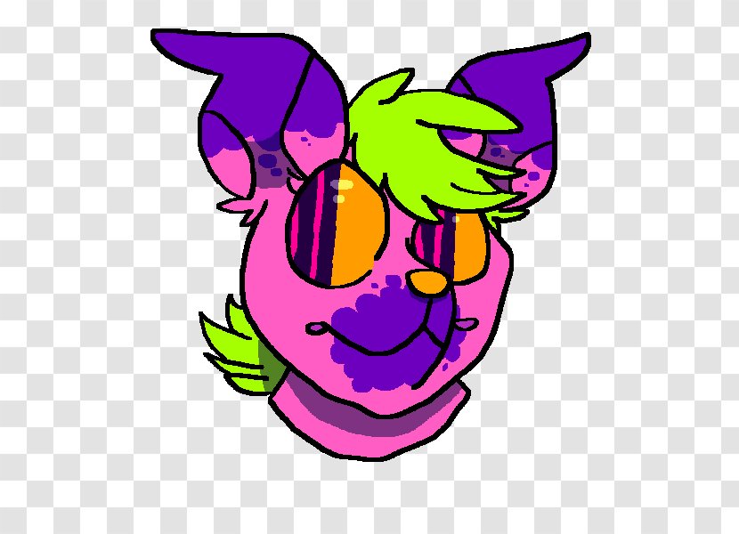 Cartoon Character Pink M Clip Art - Purple - Line Transparent PNG