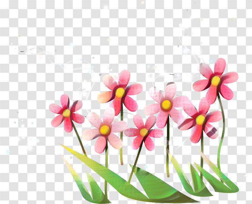 Vector Graphics Design Cartoon Clip Art - Flowering Plant - Spring Transparent PNG