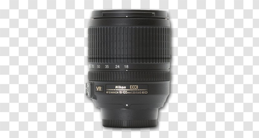 AF-S DX Nikkor 18-105mm F/3.5-5.6G ED VR Camera Lens Nikon 35mm F/1.8G - Digital Cameras Transparent PNG