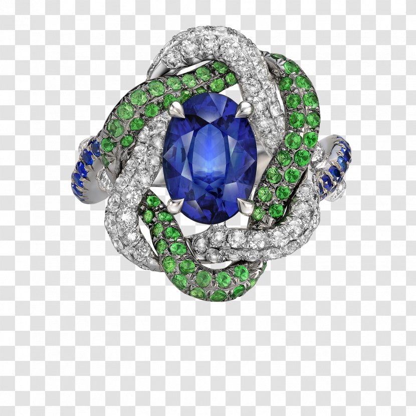 Sapphire Ring Diamond Gemstone Jewellery - Body - Women Jewelry Transparent PNG