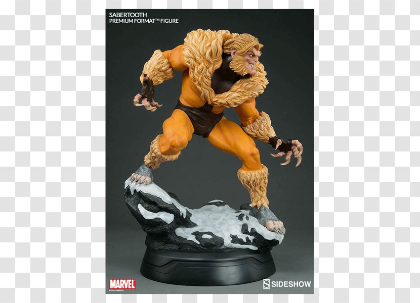 Sabretooth Wolverine Marvel Comics X-Men Sideshow Collectibles - Statue Transparent PNG