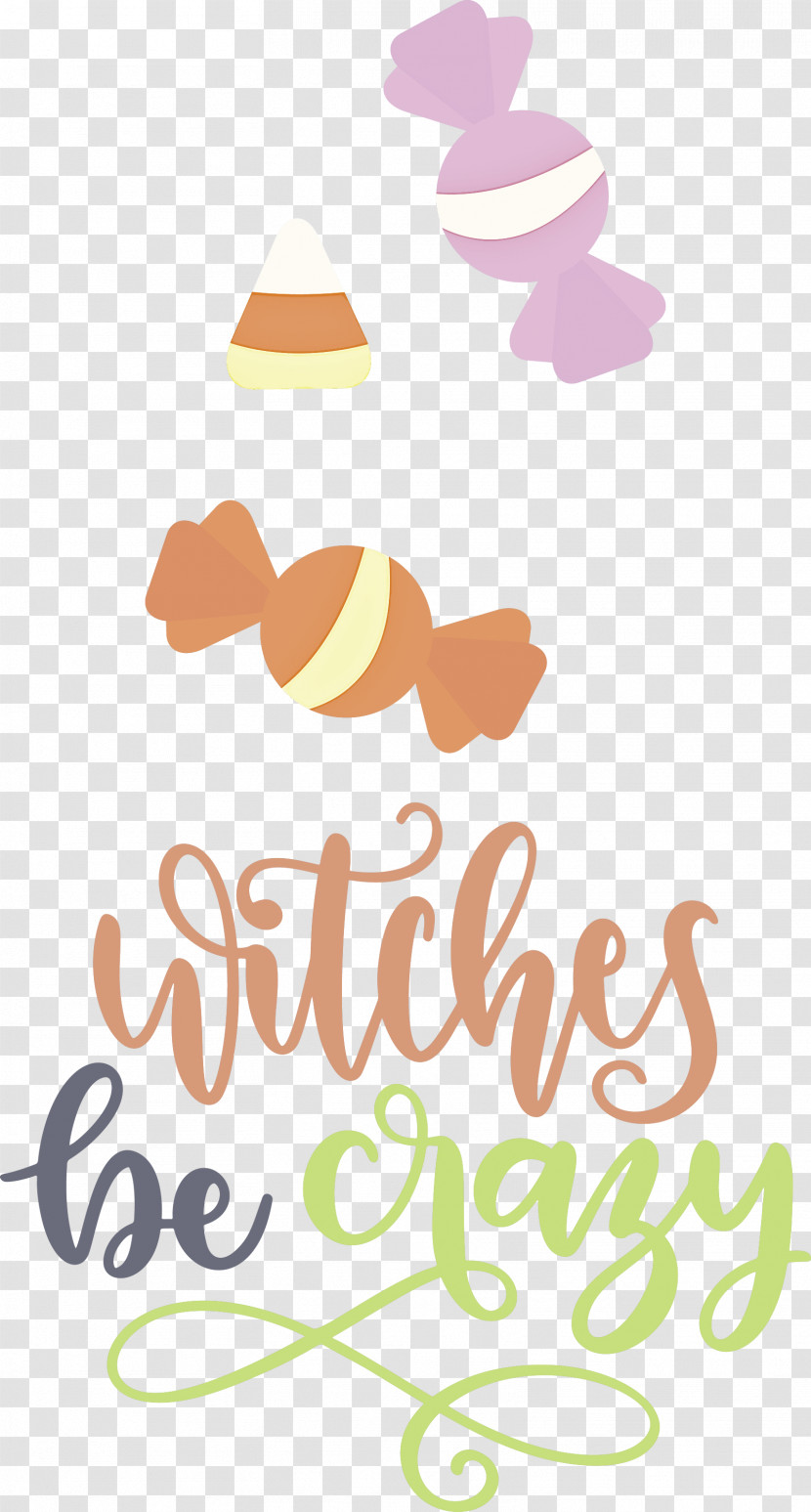 Happy Halloween Witches Be Crazy Transparent PNG