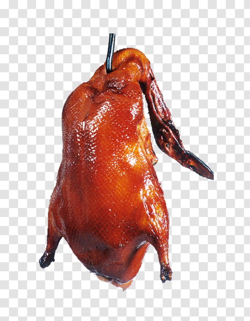 Peking Duck Roast Chicken Meat Barbecue - Hendl - Hanging Transparent PNG