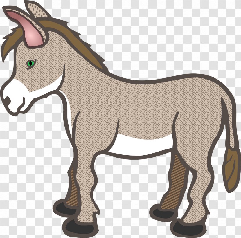 Clip Art Donkey Openclipart Free Content Image - Neck Transparent PNG