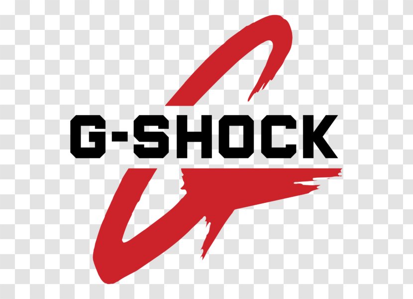 Logo G-Shock Font Casio Watch - Sort Transparent PNG