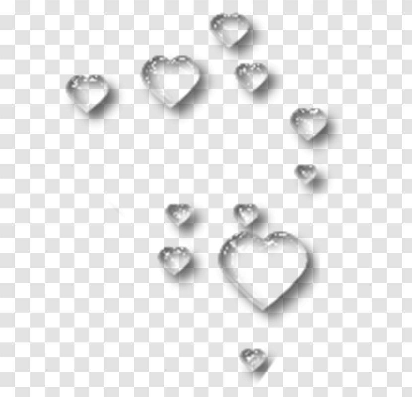 Transparency And Translucency Valentines Day - Heart - Floating Water Droplets Transparent PNG