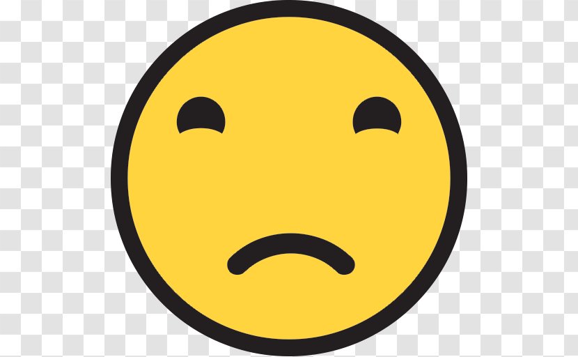 Smiley Sadness Emoticon Clip Art - Emotion - Frowning Transparent PNG