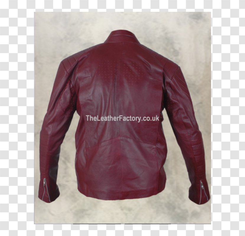Leather Jacket Maroon - Textile - Tom Welling Smallville Transparent PNG