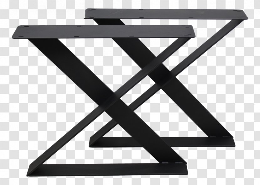 Metal Eettafel Steel Iron - Black And White Transparent PNG