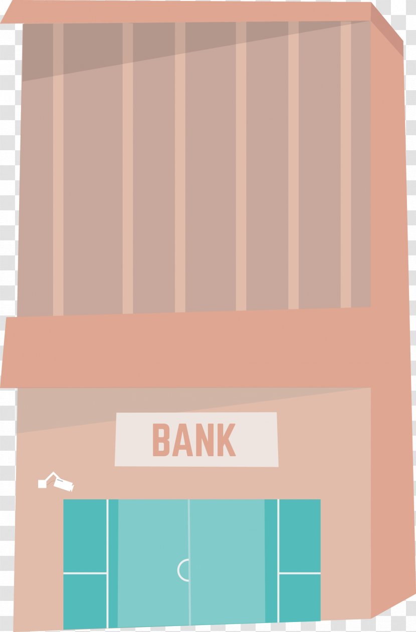 Bank Flat Design Vecteur - Vector Transparent PNG