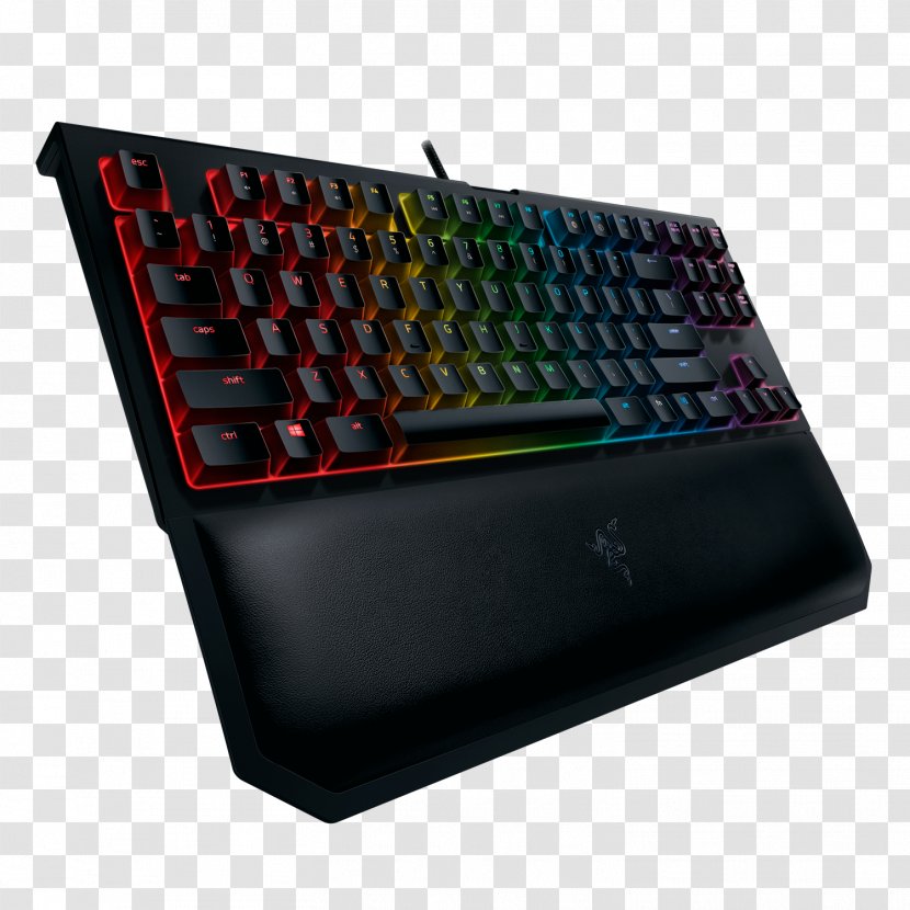 Computer Keyboard Razer BlackWidow Chroma V2 Gaming Keypad Electrical Switches Transparent PNG