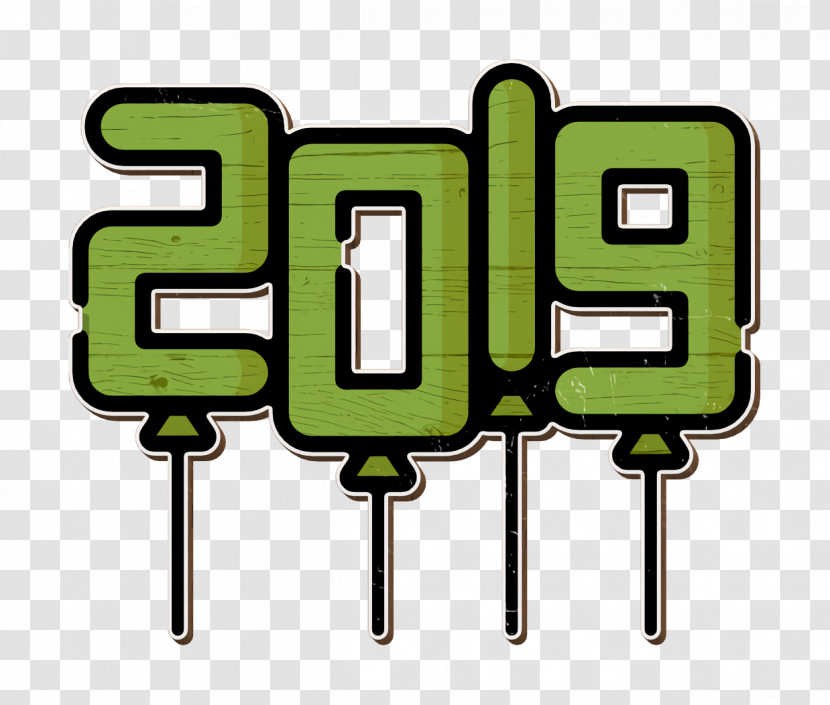 2019 Icon New Year Icon Transparent PNG