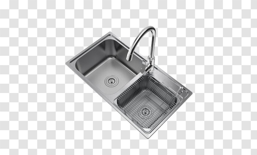 Kitchen Sink Tap Stainless Steel - Frame Transparent PNG
