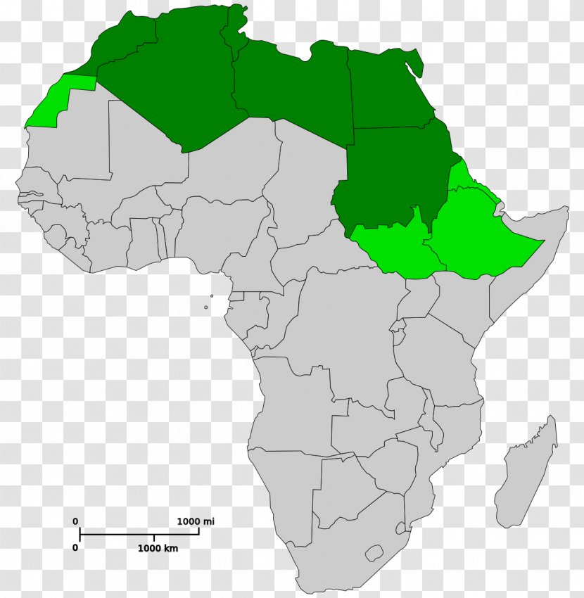 Sahel Sahara Central Africa World Map - Mapa Polityczna Transparent PNG