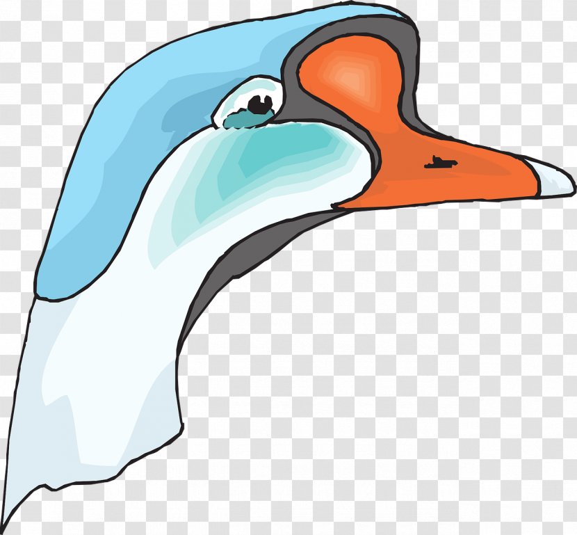Goose Duck Bird Clip Art - Ducks Geese And Swans Transparent PNG
