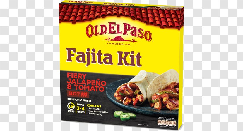 Fajita Mexican Cuisine Barbecue Salsa Old El Paso - Recipe - Beef Transparent PNG