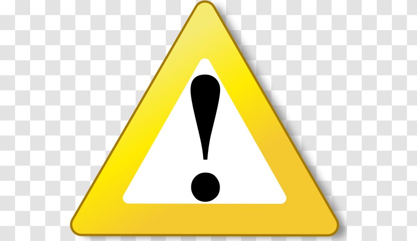 Warning Sign Clip Art - Information - Yellow Triangle Transparent PNG