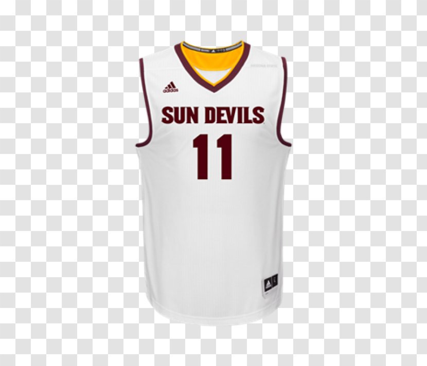 Sports Fan Jersey Arizona State University T-shirt Sun Devils Football Sleeveless Shirt - Tshirt Transparent PNG