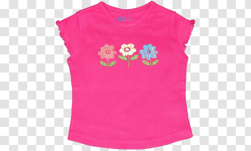 T-shirt Sleeveless Shirt Outerwear Pink M - Tshirt - Hot Flowers Transparent PNG