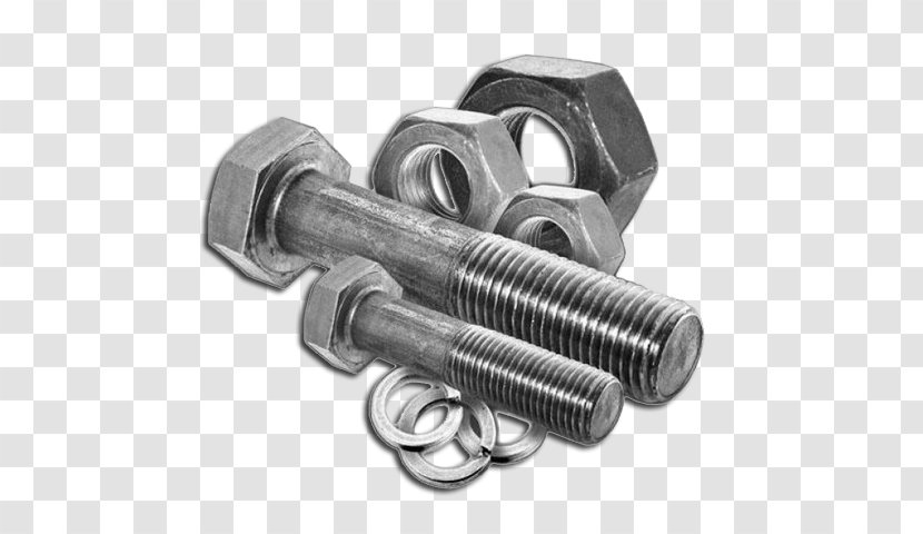 Bolt Screw Nut - Steel Transparent PNG