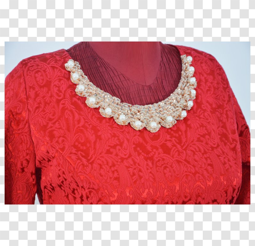 Necklace Maroon - Sleeve Transparent PNG