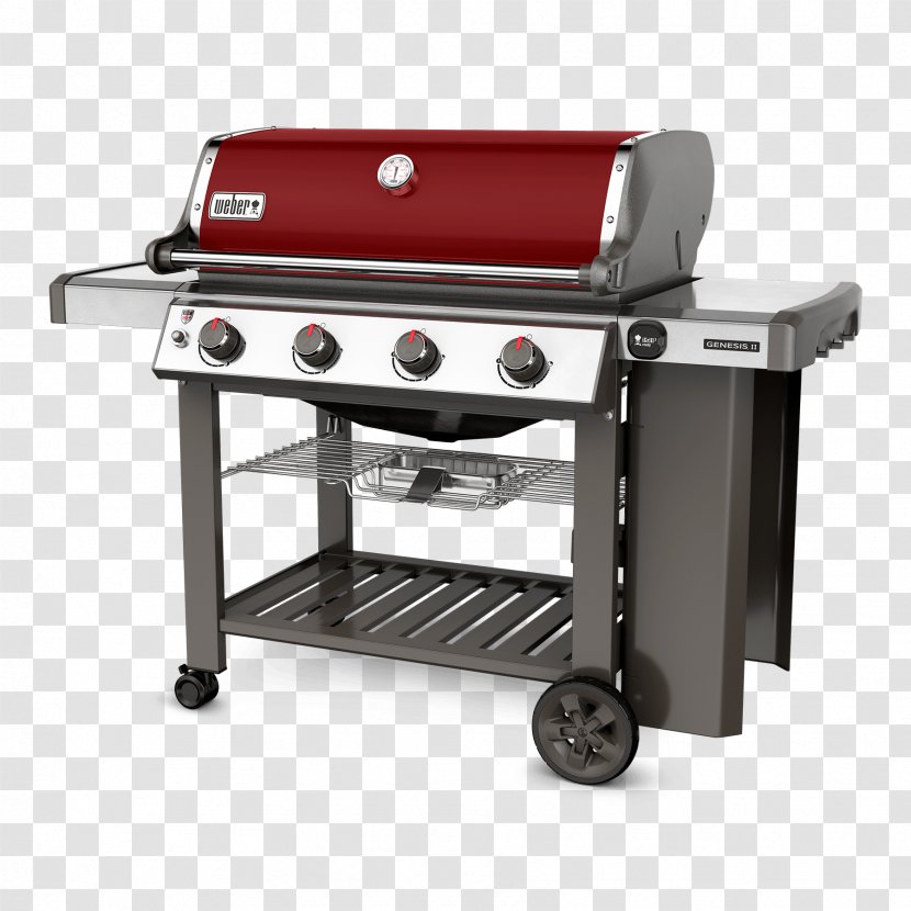 Barbecue Weber Genesis II E-410 GBS Weber-Stephen Products Natural Gas 410 - Gasgrill Transparent PNG