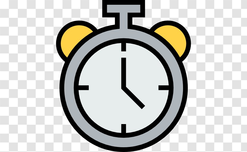 Time ICO Icon - Yellow - Alarm Clock Transparent PNG