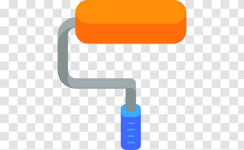 Paint Rollers - Orange Transparent PNG