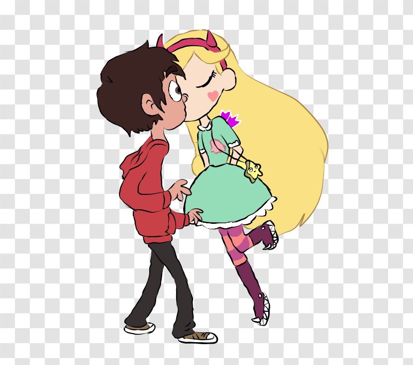 Marco Diaz Kiss Drawing Mistletoe - Frame Transparent PNG