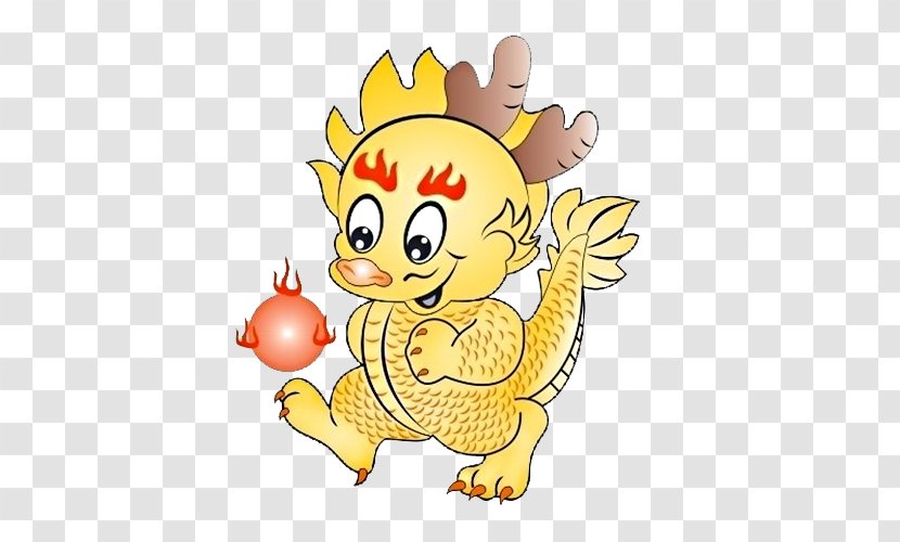 Chinese Dragon Zodiac Cartoon - Cute Dragons Transparent PNG