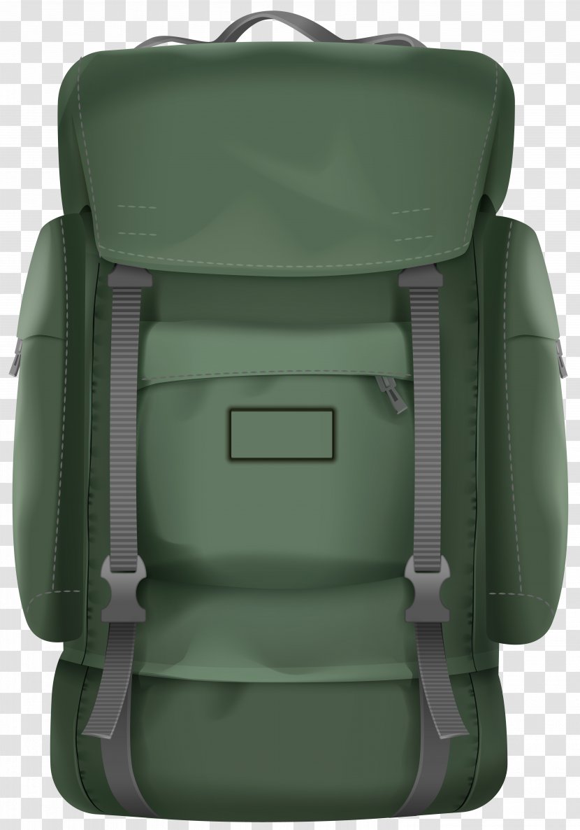Backpack Travel Clip Art - Green Transparent PNG