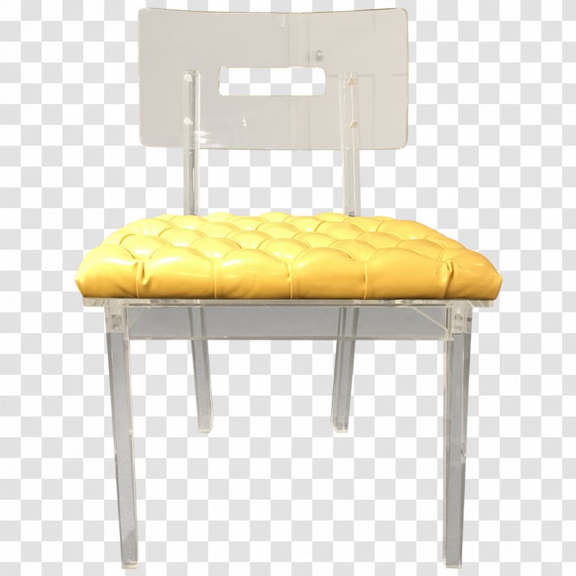 Chair Armrest Garden Furniture - Yellow Transparent PNG