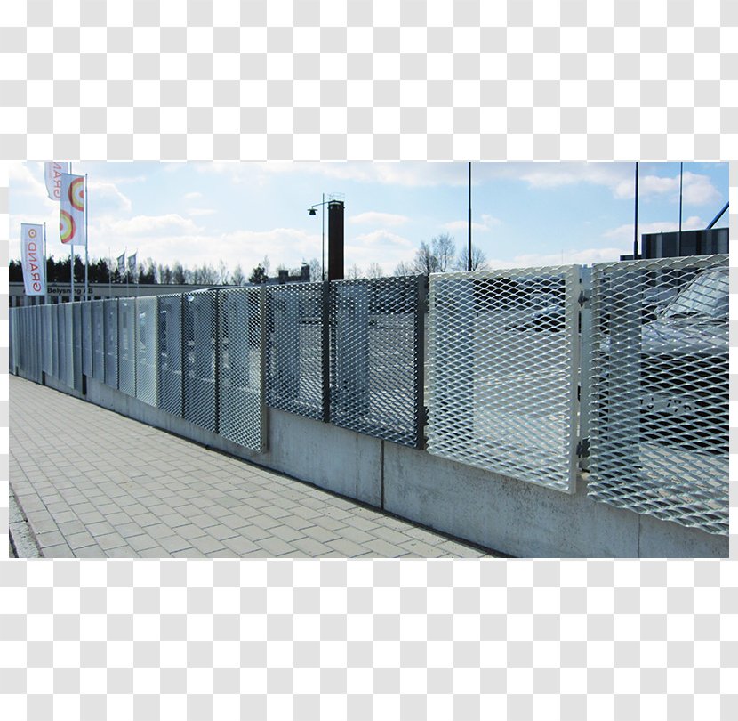 Fence Facade Guard Rail Handrail Composite Material Transparent PNG