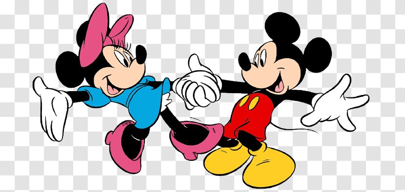 Minnie Mouse Mickey Dance Pluto - Watercolor Transparent PNG