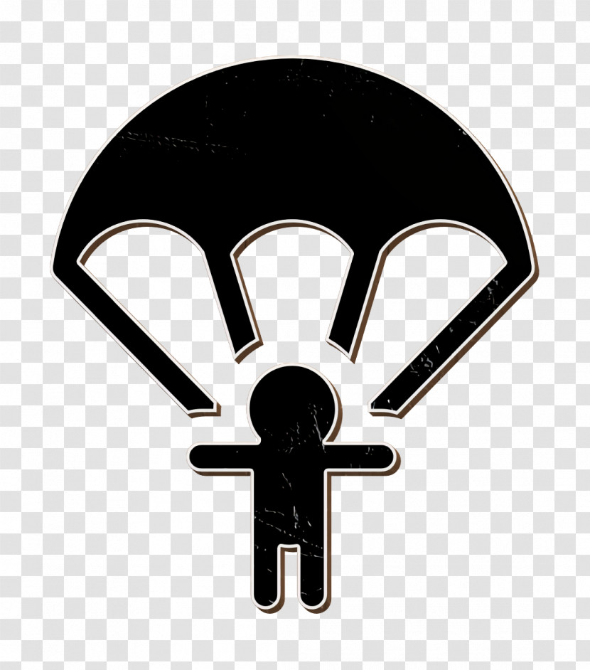Jump Icon Parachute Icon Military Fill Icon Transparent PNG