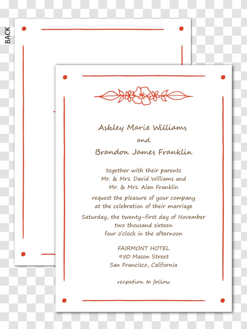 Line Party Font - Supply - Wedding Invitation Paper Transparent PNG