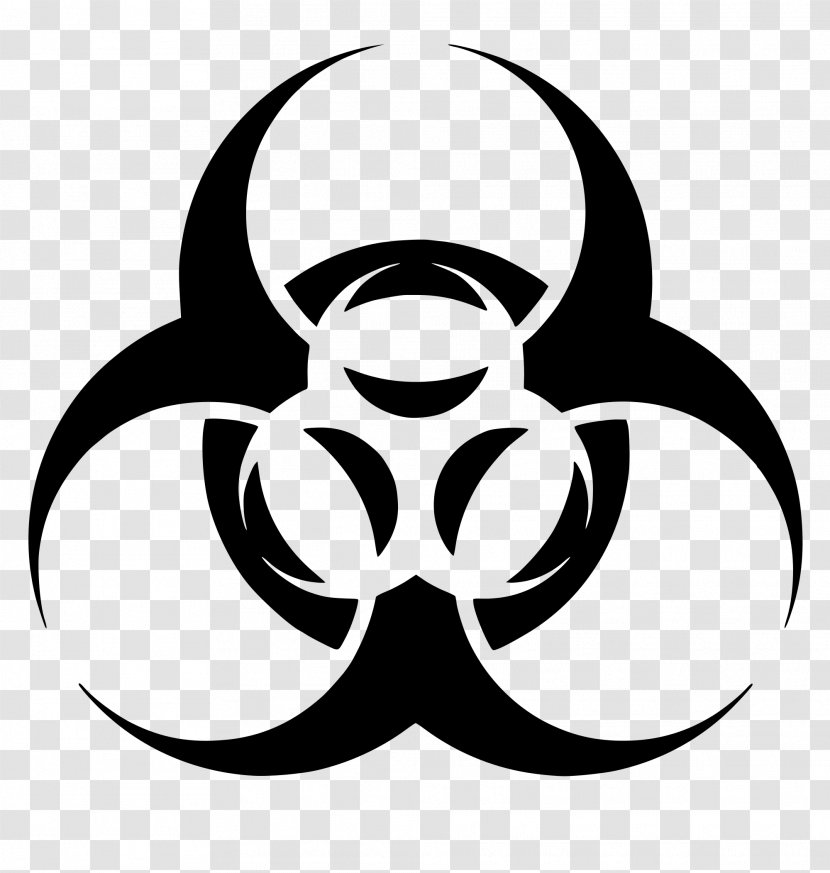 Biological Hazard Symbol Clip Art - Symmetry Transparent PNG
